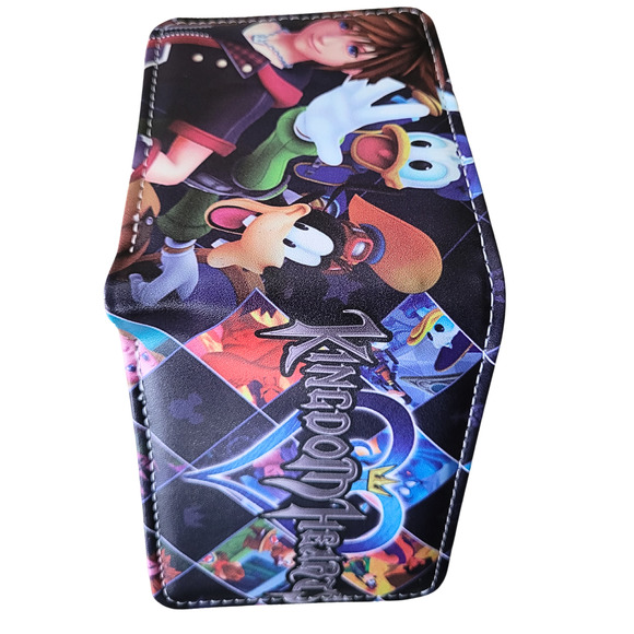 Square Enix video Game Kingdom Hearts Sora Cosplay One Size Leather Purse Wallet - Picture 3 of 3